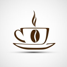 Vector icons to a cup of coffee N2