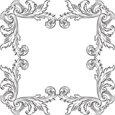 The frame vintage art N2