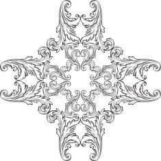 The page with art acanthus leaf N2