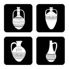 Icons set of jugs N2