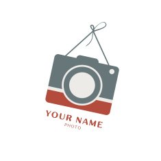 Photographer emblem template N3