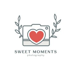 Photographer emblem template N4