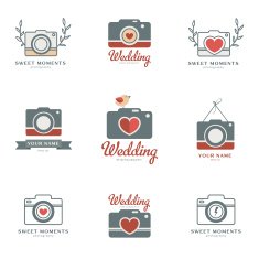 Set of photographer emblems N2