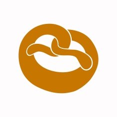 Vector Pretzel Icon
