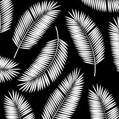 Palm Leaf Vector Background Illustration N2