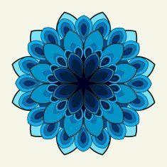 Vector Ornamental Mandala Design