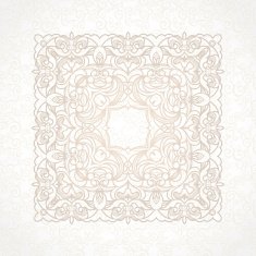 Filigree vector pattern in Victorian style N2