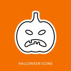 Halloween pumpkins icon N9