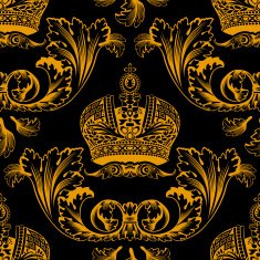 New seamless decor gold ornament