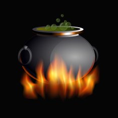 burning boiler