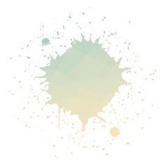 Round Ink Splatter