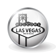 Las Vegas button vector N2