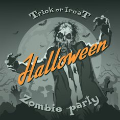 Halloween Poster With Zombie N2