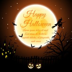 Halloween greeting card N48