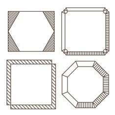 Contour label minimalist N3