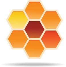 bee honey design symbol N2