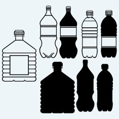 Set of water bottles N2