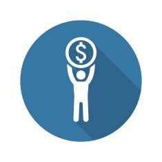 Achievement Icon Business Concept Flat Design