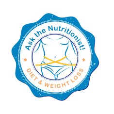 Ask a nutritionist - printable sticker