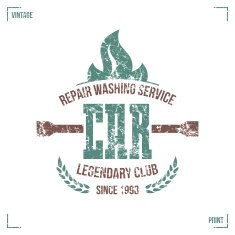 Car service emblem N3