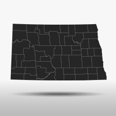 North Dakota Map
