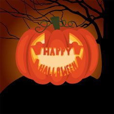 Poster Halloween night