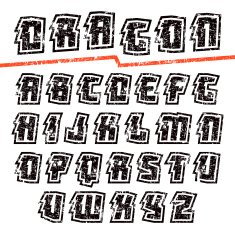 Decorative sans serif font