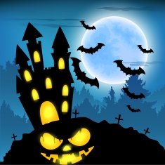 Happy Halloween greeting card N14