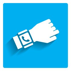 Smartwatch on hand