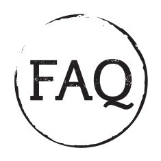 Black vector grunge stamp and text FAQ N2