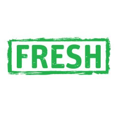 Black vector grunge stamp FRESH N2