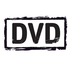 Black vector grunge stamp DVD N2