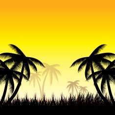 Summer background whit palm trees N3
