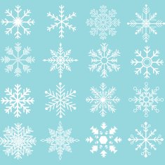 Snowflakes Silhouette Collections