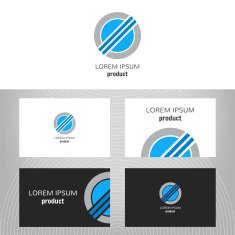 Vector design element for editing Business card