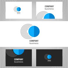 Business Vector design element for editing card N2