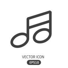 VectorPremiumIconMusicInFlatStyle N2