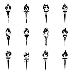 Torch Icons Set N2