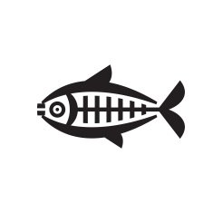 Fish - vector logo sign concept illustration