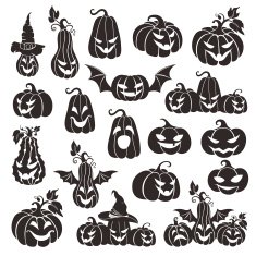 Halloween pumpkins Set N3
