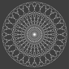 hand drawn ornamental ethnic round handmade abstract artwork pattern background N2