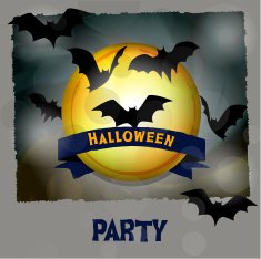 Halloween party card N6