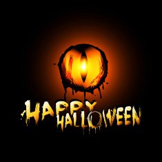 Happy Halloween Card or Background Template N2