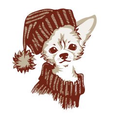 Chihuahua dog - vector illustration N8