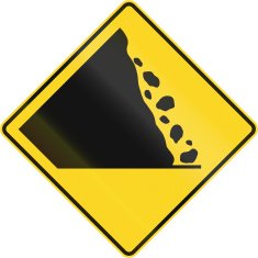 Falling Rocks From The Left In Canada