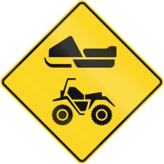 Snowmobile And ATV Warning in Canada