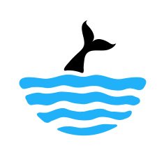 fish in water vector logo N2
