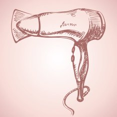 Hairdryer Vector sketch N2