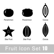 Fruit flat icon design N6