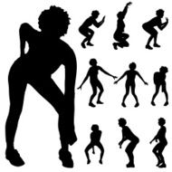 Silhouette of Woman N26